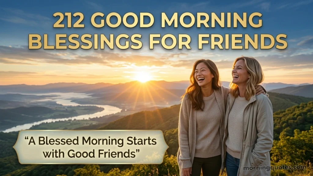 Good Morning Blessings for Friends for Every Day of the Week