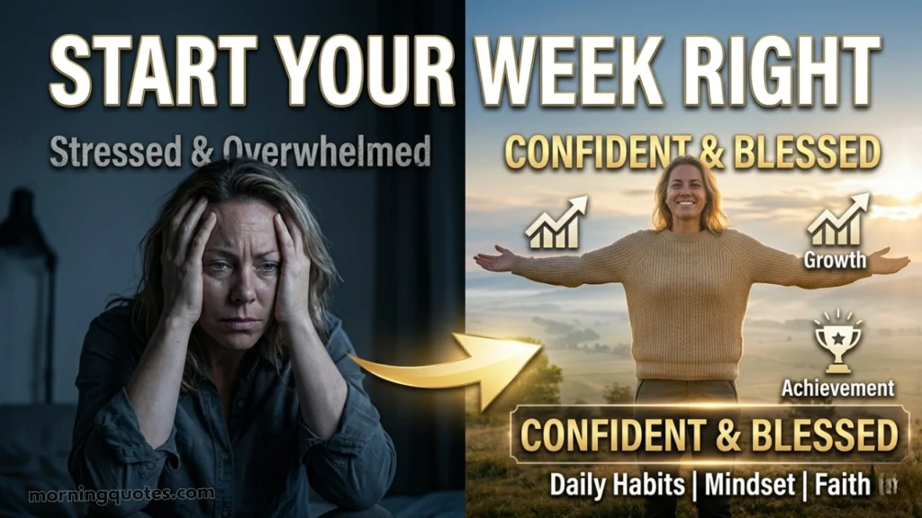 Powerful New Week Blessings to Start Strong