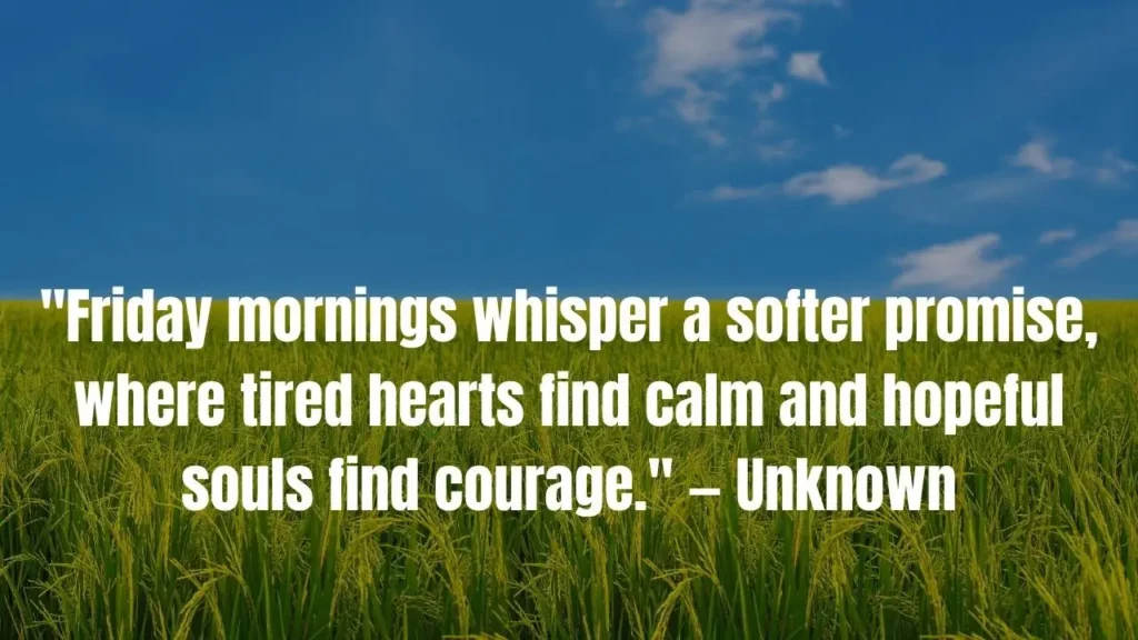 Good Morning Friday Quotes Ready For The Weekend