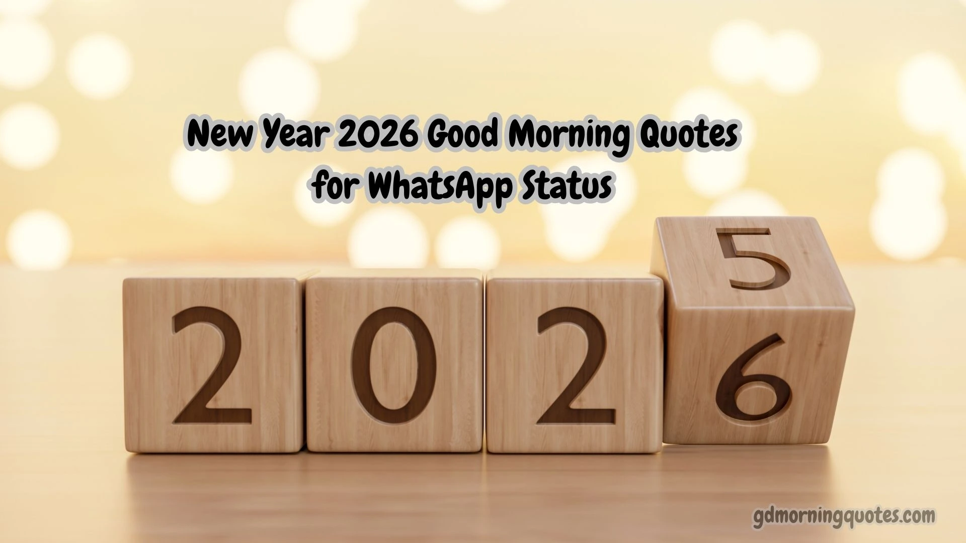 New Year 2026 Good Morning Quotes for WhatsApp Status