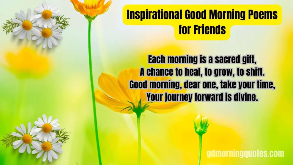 75 Good Morning Poems for Friends: Cute, Fun & Inspirational Messages
