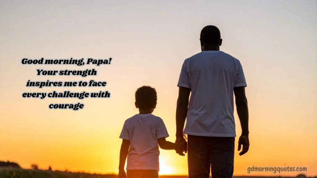 Good Morning Messages for Dad from Son