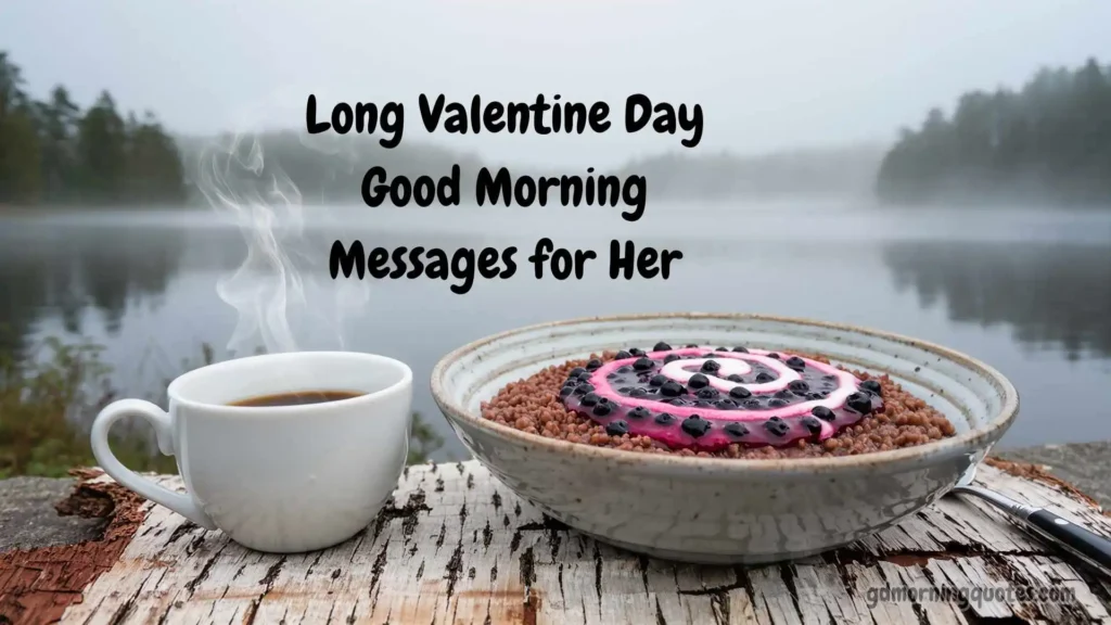 Long Valentine Day Good Morning Messages for Her