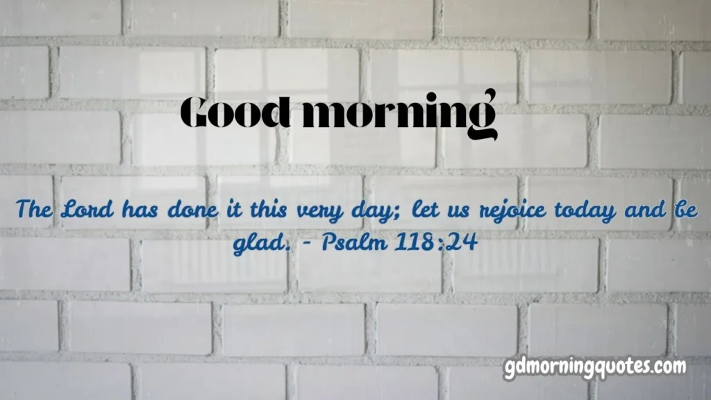 Good Morning Messages with Bible Inspiration