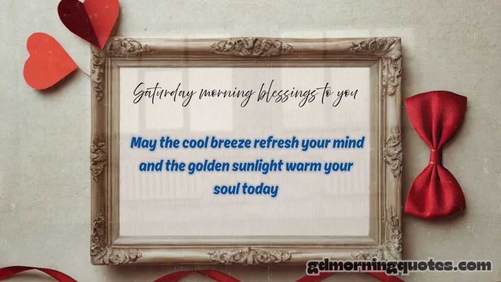 Good Morning Blessing Messages for a Peaceful Weekend