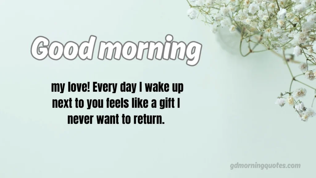 Romantic Good Morning WhatsApp Messages with Pictures