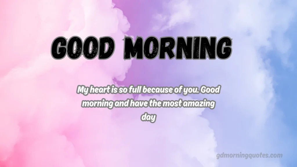 Romantic Good Morning WhatsApp Messages for Husband