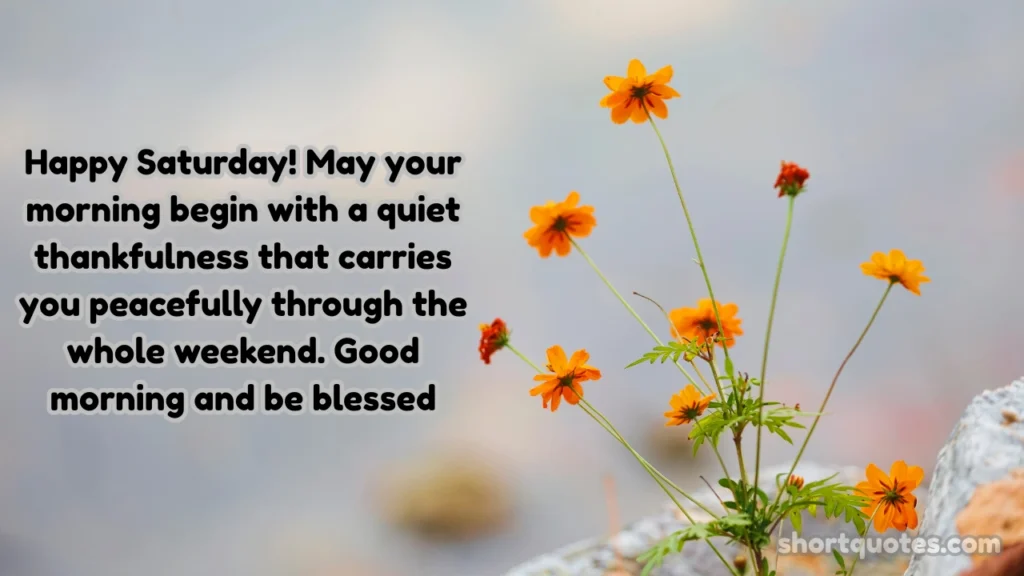 Inspirational Saturday Morning Blessings for Motivation and Peace