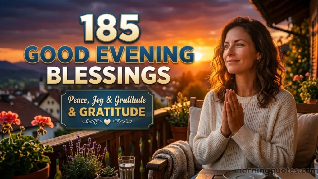 Heartfelt Good Evening Blessings for Friends and Family