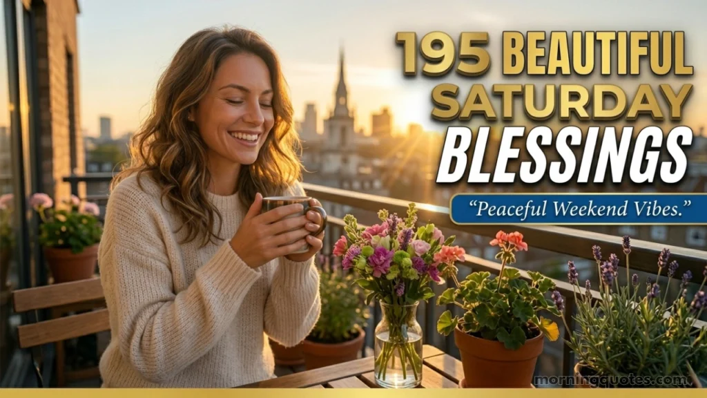 How Do You Wish Someone a Blessed Saturday