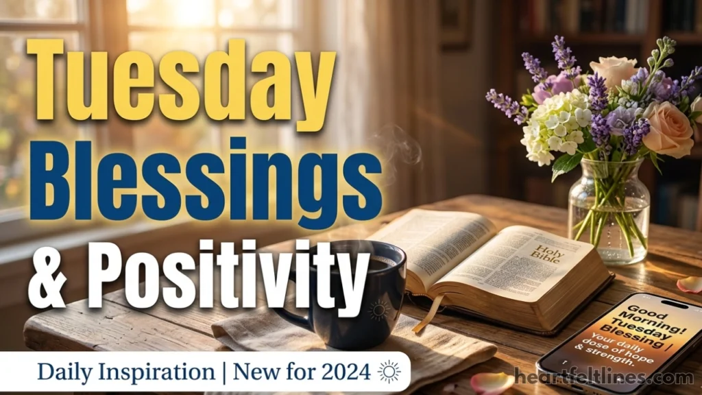 Happy Tuesday Blessings, Prayers, and Quotes for Peace and Strength