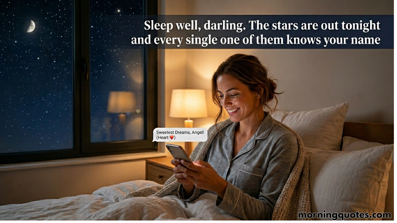 185 Good Night Blessings for Her to Sleep with a Smile
