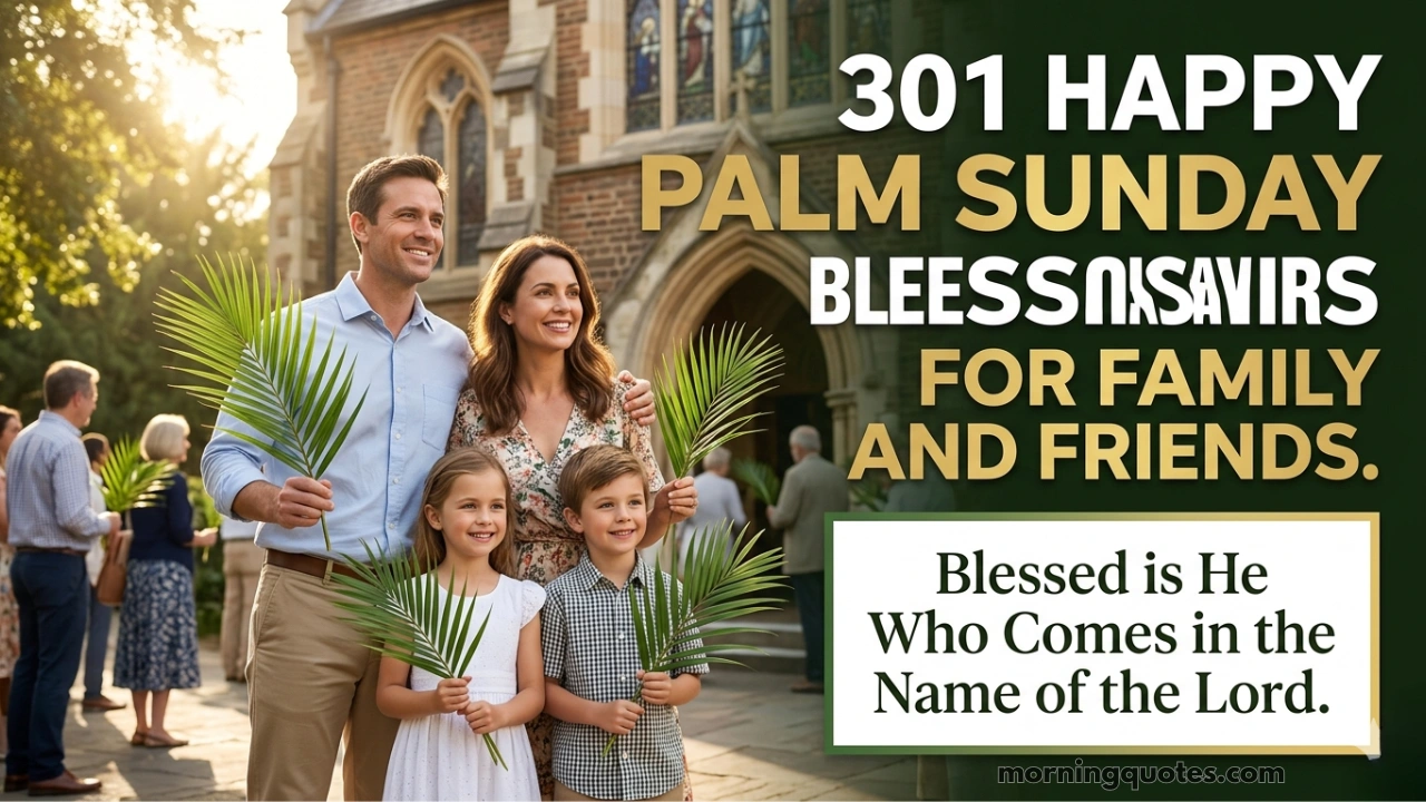 301 Happy Palm Sunday Blessings and Prayers for Family and Friends πΏπ