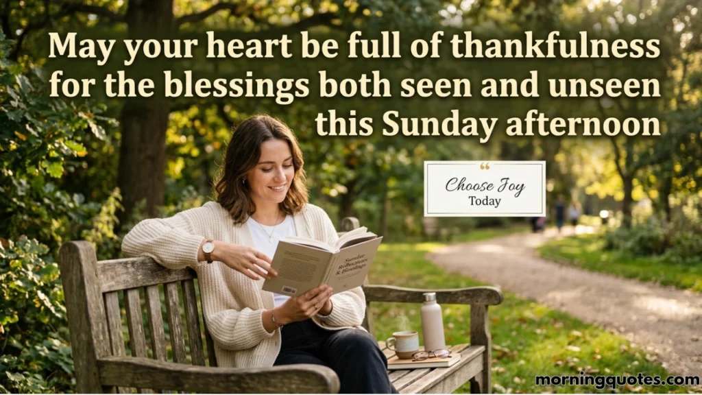 Short Sunday Afternoon Blessings for Social Media